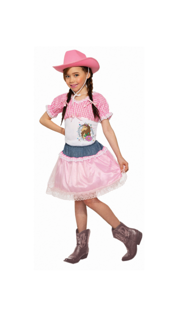 Classic Pink Cowgirl Costume