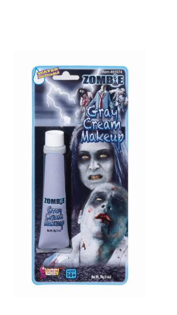 Zombie Gray Cream Makeup