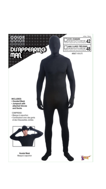 Disappearing Man Costume