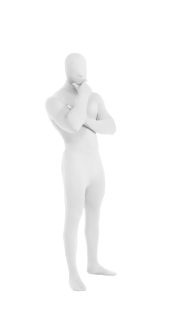 White Second Skin Costume