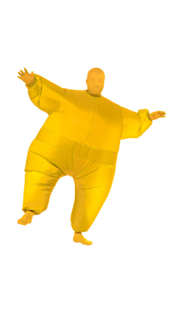 Yellow Inflatable Adult Costume