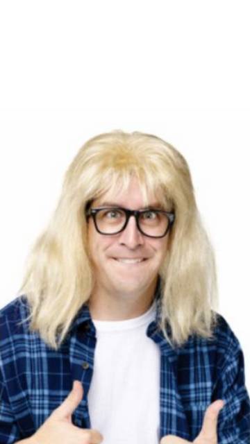 SNL Garth Alpar Wig & Glasses