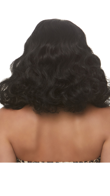 16" Black Retro Curly Bob Wig - SoulofHalloween