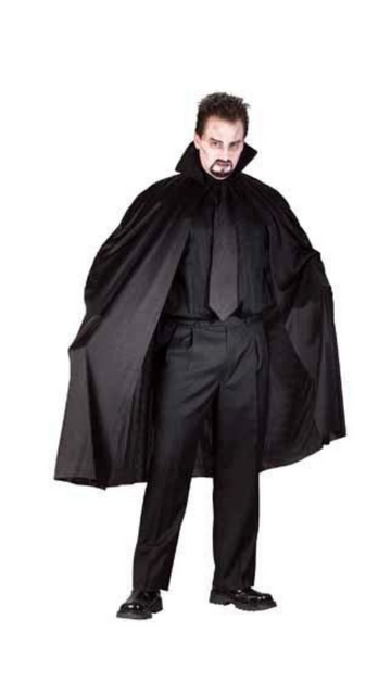 45" Polyester Cape Black