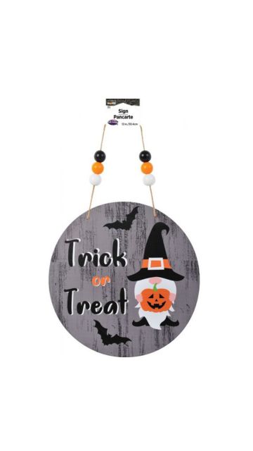 12" Halloween Home Wood Sign Assortment