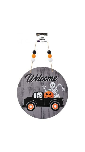 12" Halloween Home Wood Sign Assortment