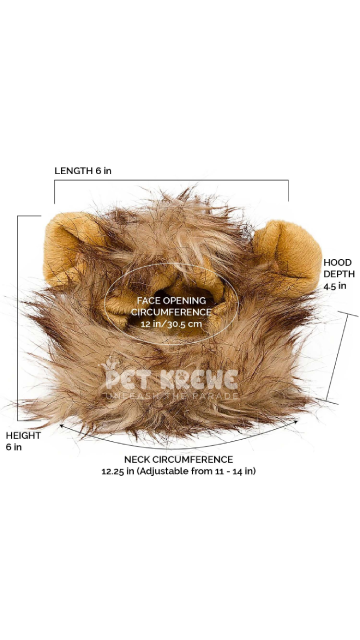 Lion Mane Dog Costume - SoulofHalloween