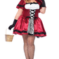 Plus Gothic Red Riding Hood Costume - SoulofHalloween