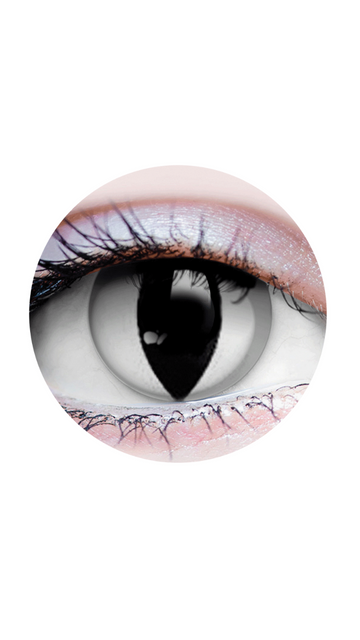 PRIMAL ® VENOM - WHITE COLORED CONTACT LENSES