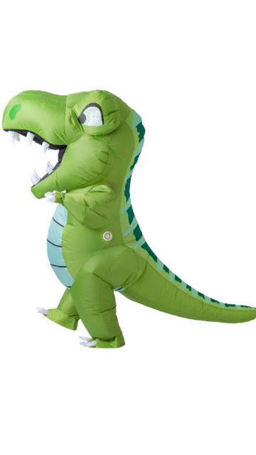 Inflatable Animated Green Dinosaur Costume Cosplay - SoulofHalloween