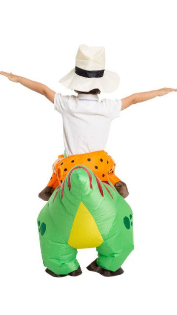 Inflatable Ride-On Dinosaur Costume- Child - SoulofHalloween