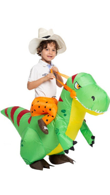 Inflatable Ride-On Dinosaur Costume- Child - SoulofHalloween