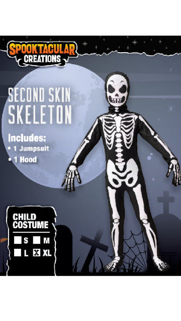 Second Skin Skeleton Costume - Child - SoulofHalloween