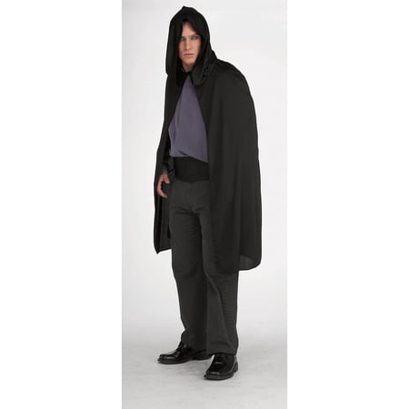 Short Hooded Fabric Cape