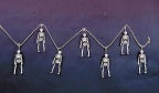 Scary Skeleton Garland