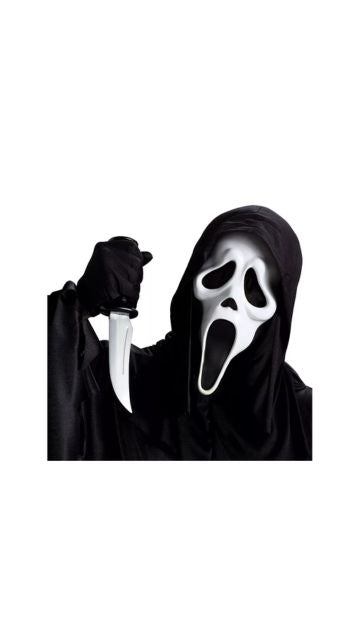 Scream Ghost Face Mask and Knife Set