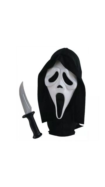 Scream Ghost Face Mask and Knife Set