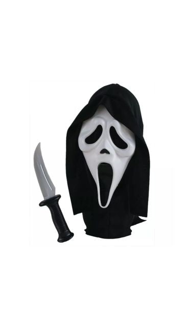 Ghost Face Mask and Knife Set
