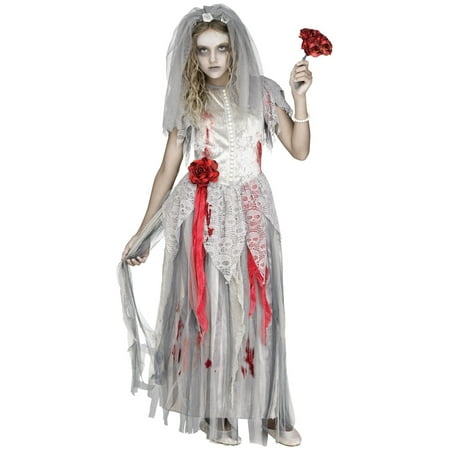 Zombie Bride Child Costume