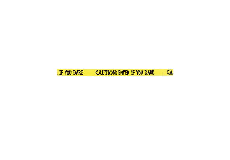 Easter 238891 50 Ft. Halloween Caution Tape - Yellow