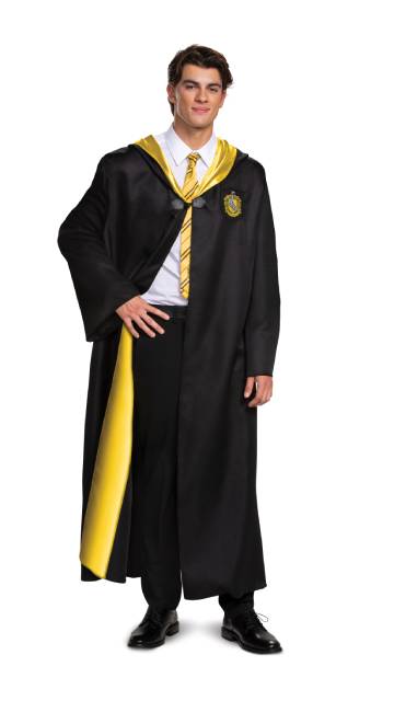 Deluxe Hufflepuff Robe for Adults
