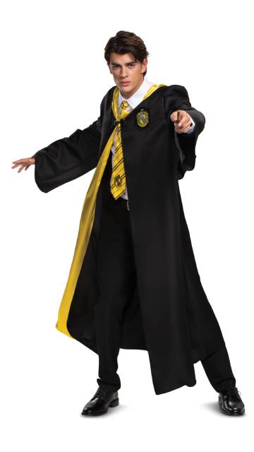 Deluxe Hufflepuff Robe for Adults