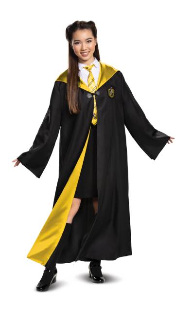 Deluxe Hufflepuff Robe for Adults
