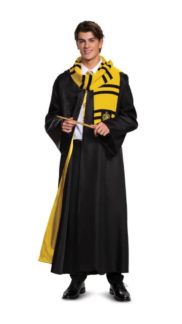 Deluxe Hufflepuff Robe for Adults