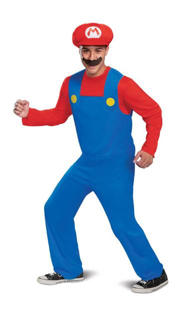 Super Mario Classic Costume - Adult Size