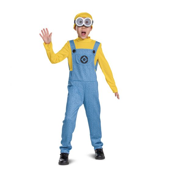 Minion Kid Costume - Minion Bob Character Outfit for Children