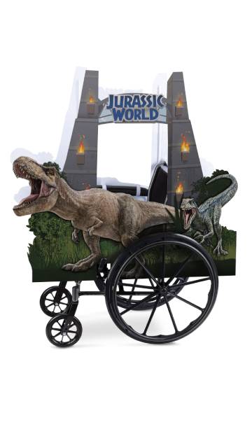 Jurassic Park Wheelchair Cover