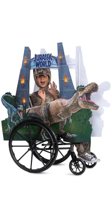 Jurassic Park Adaptive Wheelchair Cover