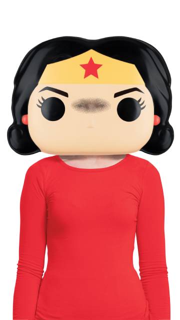 Wonder Woman Half-Mask