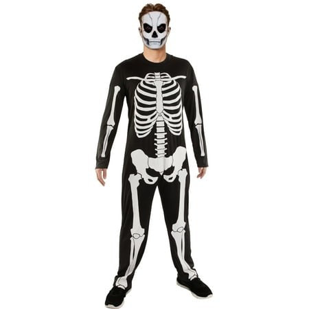 Men's Skeleton Costume Jumpsuit