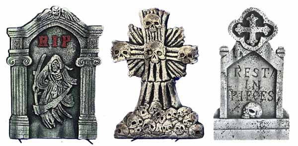 Graveyard Scene Decoration Set
