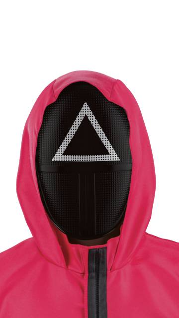 Squid Game Triangle Supervisor Mask