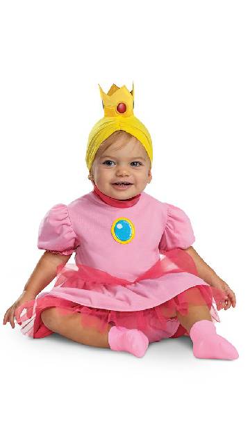 Princess Peach Infant Costume