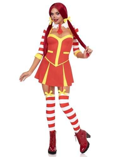 Ketchup Clown Garter Dress Costume