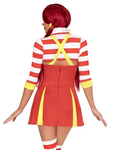 Ketchup Clown Garter Dress Costume