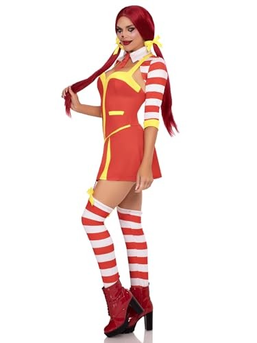 Ketchup Clown Garter Dress Costume