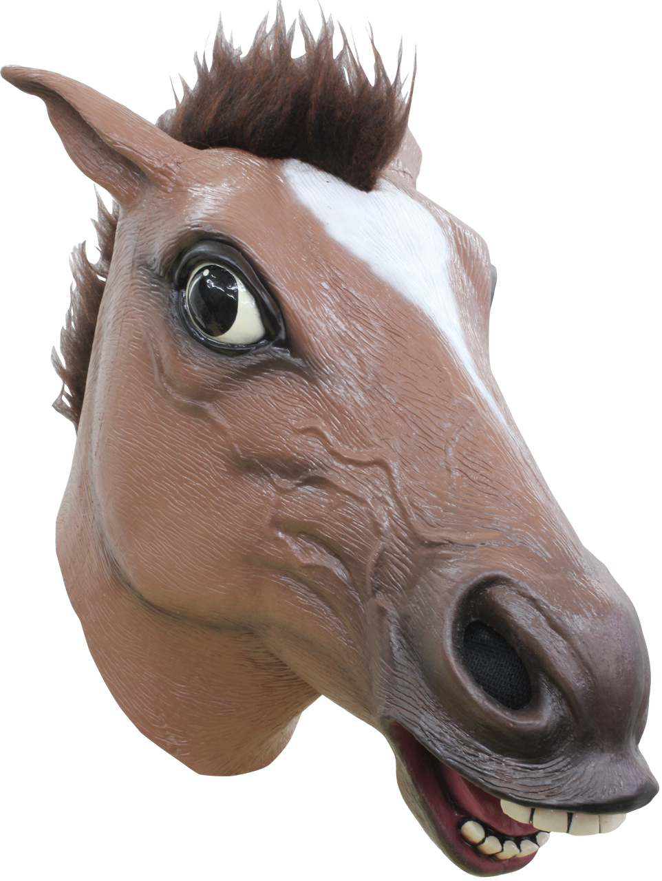 Laughing Brown Horse Mask