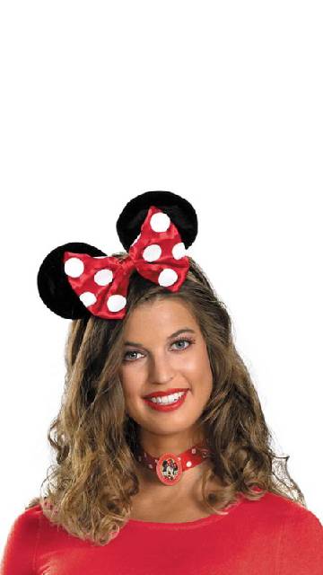 Red Minnie Mouse Adult Accessory Kit