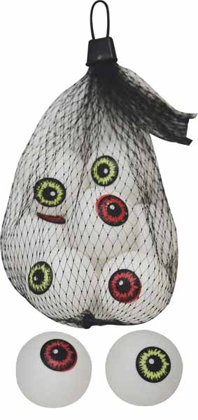 Faux Eyeballs in Mesh Bag