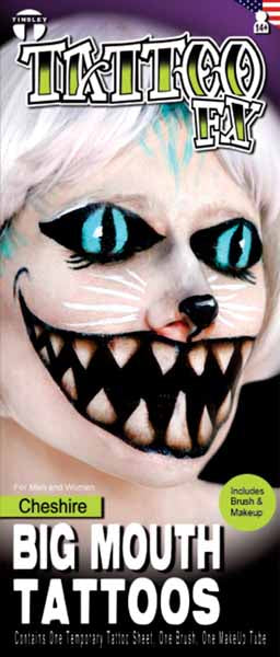 Cheshire Cat Temporary Tattoos