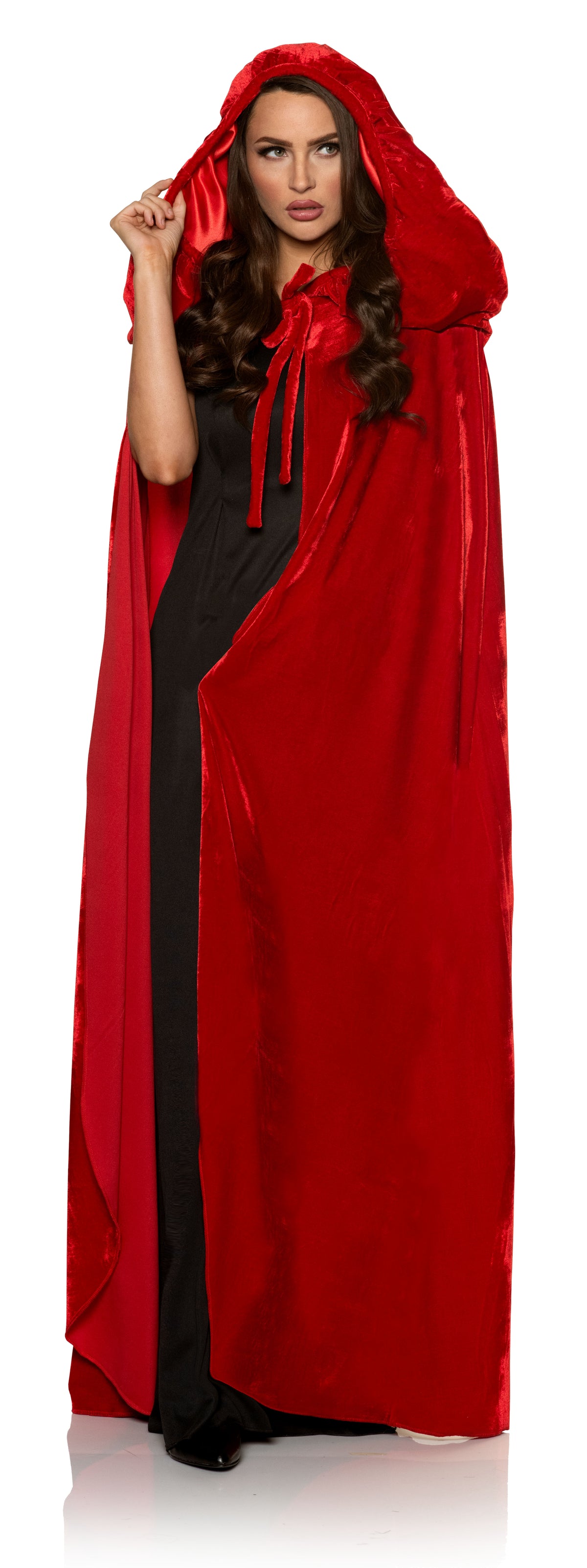 Velvet Cape With Deluxe Hood