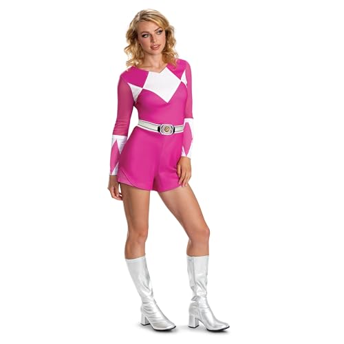 Pink Ranger Sassy Romper Adult Costume