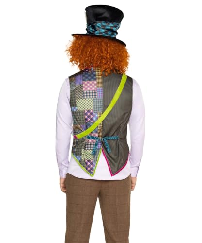 Men'S Mad Hatter Costume Kit