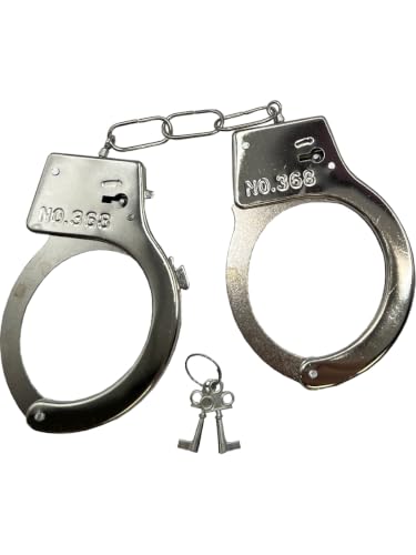 Police Cop Faux Handcuffs Costume Accessory