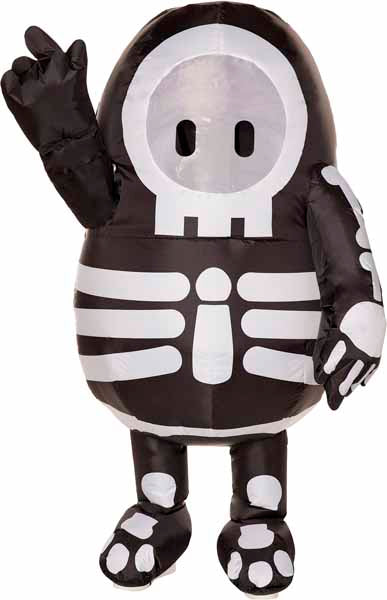 Inflatable Fall Guys Skeleton Costume
