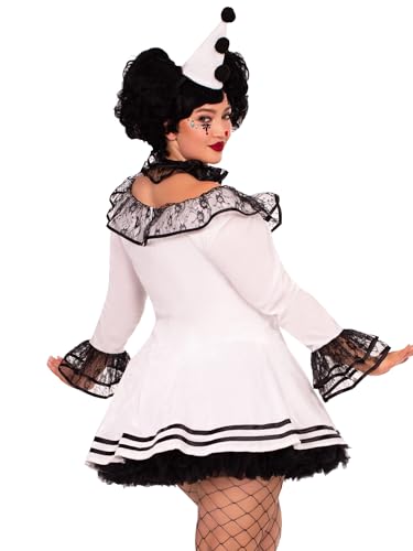 Pierrot Clown Costume Set